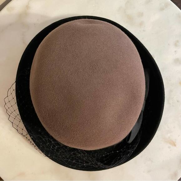 Vintage Brown and Black Women's Hat - Picture 5 of 9